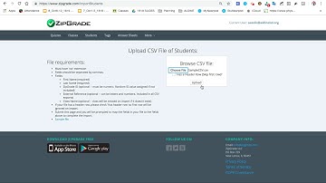 Uploading Student Information to ZipGrade via CSV