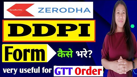 Zerodha DDPI (POA) Form Fill Complete process | What is Zerodha DDPI Form @MunniDas566
