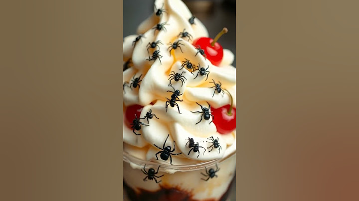 Sweet treat with a side of nope! 🕷️🍦 #spiders #icecream #creepy #bugs #gross #food #shorts