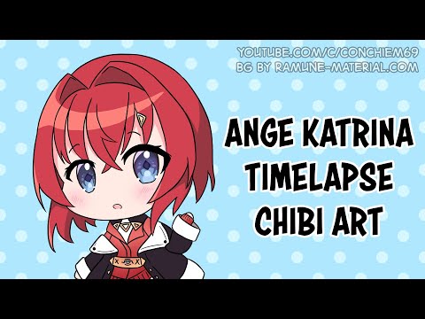 【Drawing Timelapse】Ange Katrina from Nijisanji