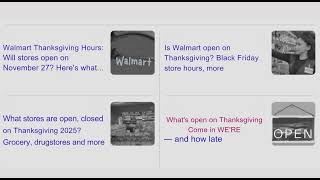 Walmart CLOSED on Thanksgiving 2025 – Holiday Hours & Black Friday Update