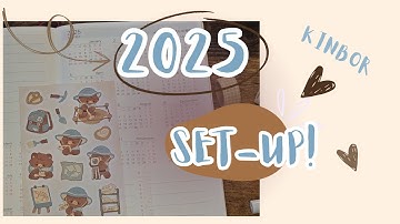 2025 Kinbor A5 Yearly set up