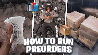 Celebrity HOW TO RUN PREORDERS FOR YOUR CLOTHING BRAND (STEP BY STEP) Wealth