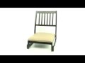 AZUMAYA Japanese Style Low Chair BC-1040LBE AZUMAYA Japanese Style Low Chair BC-1040LBE