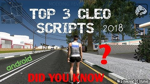 TOP 3 CLEO SCRIPTS || MUST WATCH || GTA San Andreas Android