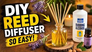 How to Make DIY Homemade Reed Diffuser | Natural Air Freshner & Fragrance Tutorial
