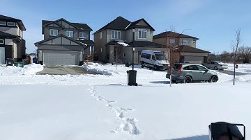 Spring Snow Clearing (April 3, 2020) - Time Lapse Video