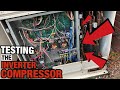 Testing a vrf inverter compressor  hvac uk vlog 