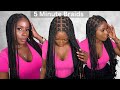 The most  natural looking 36 braided full lace wig ft fancivivi  kahunde doreen