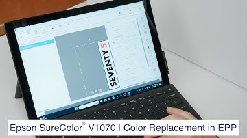 SureColor V1070 | How to Replace a Color in EEP