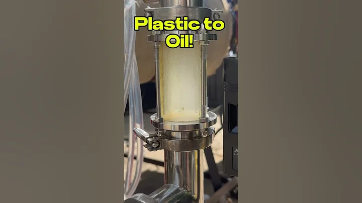 Plastic to Fuel in Operation! #naturejab #pyrolysis #science #education #gas #plastic #ocean #fyp
