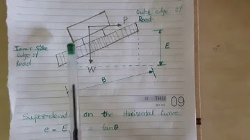 Super elevation & Steps of Design of super elevation