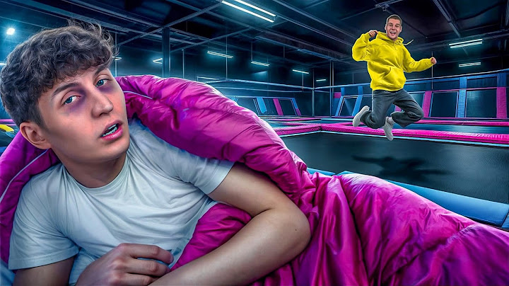 Spędziłem 1 Noc w Parku Trampolin!