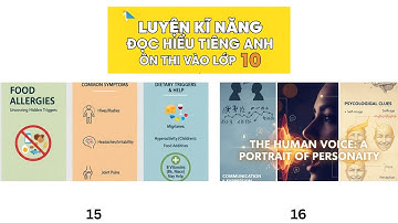 PART 8 | LUYỆN KĨ NĂNG ĐỌC HIỂU TIẾNG ANH ÔN THI VÀO LỚP 10 (2025)