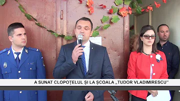 A sunat clopoțelul și la scoala "Tudor Vladimirescu" - www.columnatv.ro