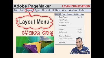 Layout Menu in PageMaker