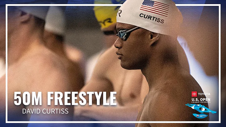 David Curtiss Wins the Gold in Men's 50M Freestyle...