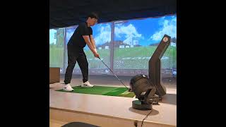 25년 1월초 골프입문, 25년 3월 스크린 드라이버 연습