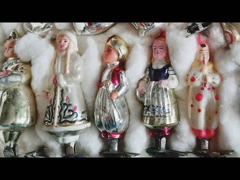 Моя коллекция советских ёлочных игрушек 1950 -х годов