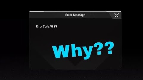 Error Code 9999 issue in Apex Legends Mobile