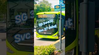 ZhongTong N12 (SG 3440G) debut on Svc 27 #publictransport #singapore ZhongTong N12 (SG 3440G) debut on Svc 27 #publictransport #singapore