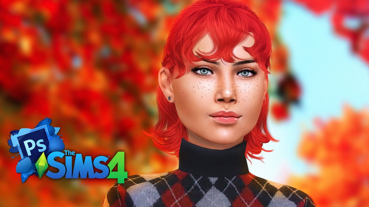 The Sims 4 - Photoshop Speed edit - Lucy - YouTube