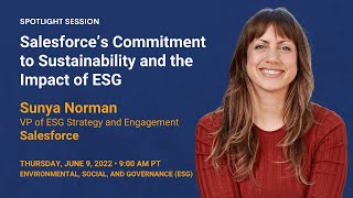 Salesforce's Commitment to Sustainability and the Impact of ESG
