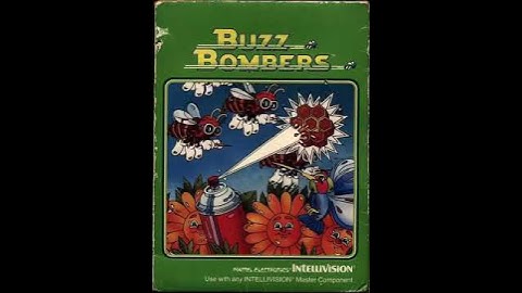 Intellivision LIVE Game Box Art | Buzz Bombers #intellivision #atari #retrogaming #buzzbombers