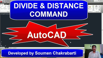 AutoCAD Tutorial - Autocad Divide & Distance Command