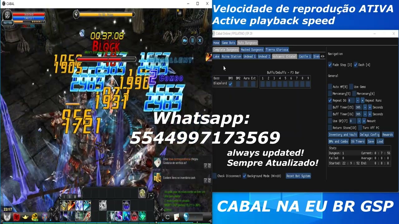 AutoDungeon Cabal Online Official Volcanic Citatel/ Selo HACKER/BOT