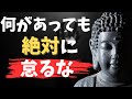 【たった1つだけ】人生で本当に大切にすべきこと。一生後悔しないためのブッダが教える正しい生き方(名言)【モチベーションアップ動画】