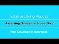 Assessing fitness to scuba dive
