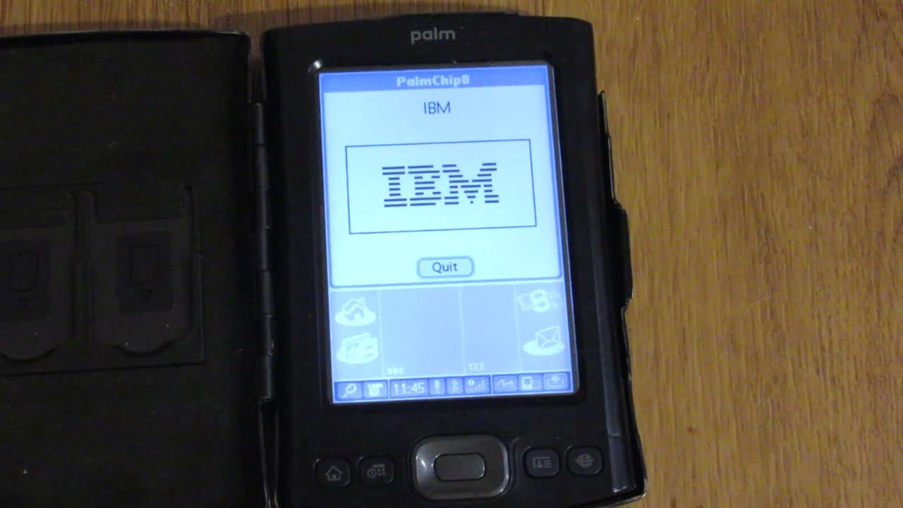 PalmChip8 is a CHIP-8/SCHIP emulator for Palm OS - YouTube