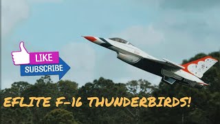 Eflite F16 Thunderbirds 80mm EDF RC Jet!