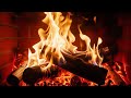🔥Cozy Fireplace 4K &amp; Night Fireplace - Dark Wood Burns Deep in Red Brick Fireplace with Ember Glow