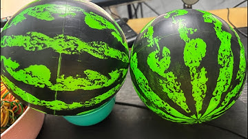 Bola semangka 🍉 sambil absen nama