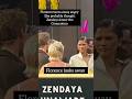 Zendaya ignore by florence pugh after getting hit by flying object shorts zendaya dune