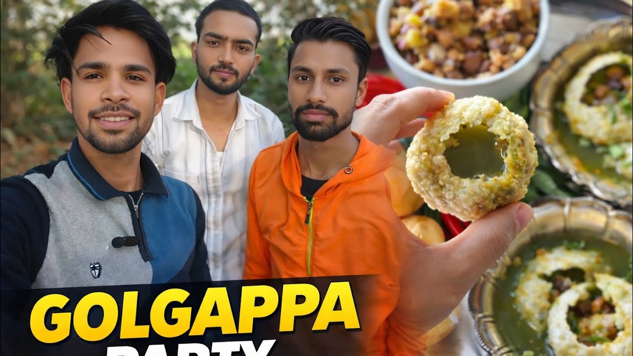 GOLGAPPA PARTY 🥳गोलगप्पा पार्टी 🧆 it's_suraj_gaur_99