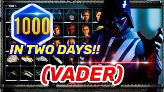 (PATCHED, kinda) How to MAX Darth Vader in two DAYS