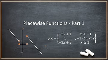 Algebra 2  - Chapter 2.7 Part 1