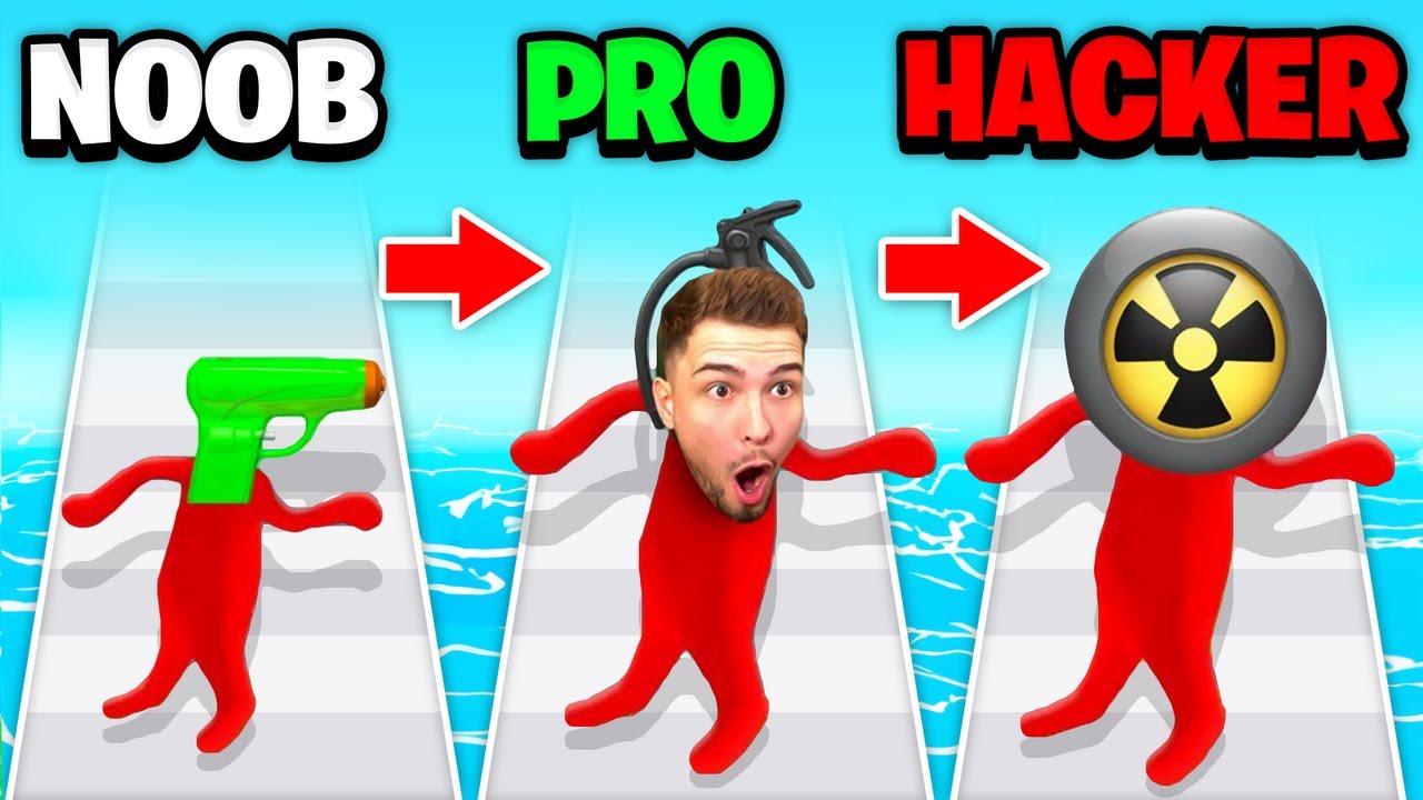 LVL 1 NOOB WAFFE vs. LVL 999 HACKER WAFFE HERAUSFORDERUNG!