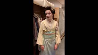 Ruby Dibble Backstage At Madama Butterfly