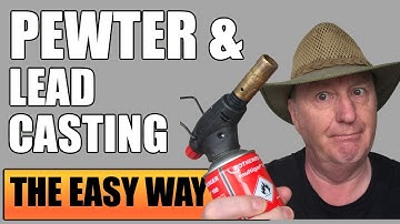 HOW to melt and cast your lead & pewter in silicone molds