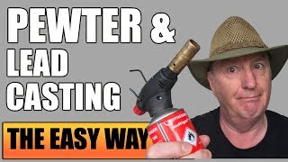 HOW to melt and cast your lead & pewter in silicone molds