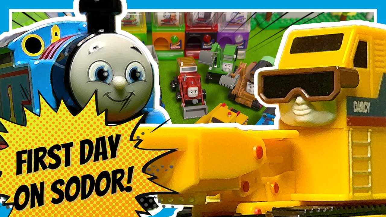 Let's play Gashapon with Thomas and his friends! -Tunnel Boring