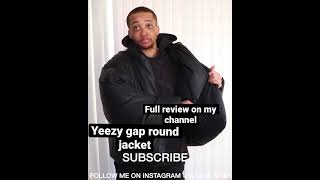 Yeezy gap Round jacket black  by Kanye West #yeezygap #kanyewest #mensfashion #wintercollection