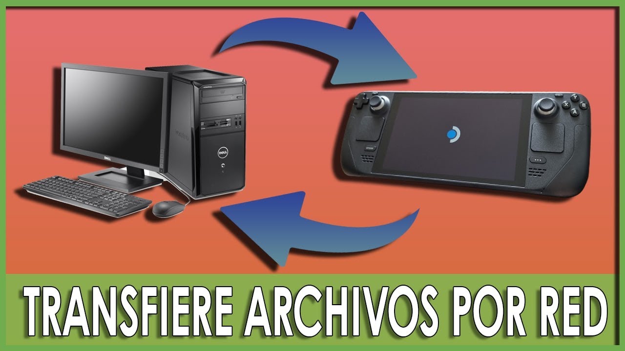 TUTORIAL: TRANSFIERE ARCHIVOS ENTRE TU STEAMDECK Y PC POR RED. -TREMENDAMENTE UTIL