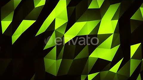 Green Polygonal Background | Motion Graphics - Envato elements