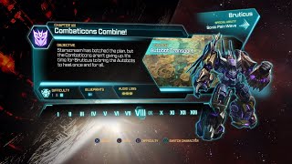 TRANSFORMERS: Fall of Cybertron | Chapter VIII: Combaticons Combine! | Hard Difficulty (PS4 Pro)