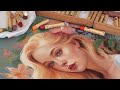 Trying out my new sennelier oil pastels  unboxing  demo  painting tips